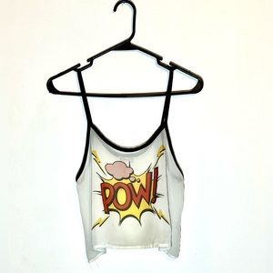 POW Anime Sheer Crop Tank 💥